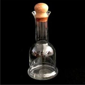 Vintage 60s MCM DANSK Glass Teak Carafe Decanter